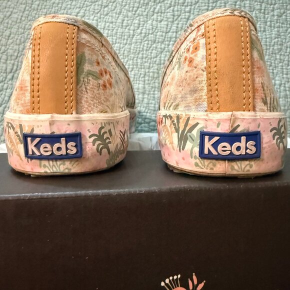 KEDS X RIFLE PAPER Co Double Decker Meadow Sneaker - Women's 8.5M, Pink Multi - Picture 7 of 9